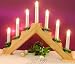 Kitchen & Housewares : Wooden Candle Bridge 7 Bulb
