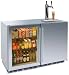 Perlick Signature HP48RTO 48 Undercounter Refrigerator/Beer Dispenser with 12 cu. ft. Total Capacity, 1/2 Barrel Keg Capacity, Self- Contained Beer System, Portable Drainer, Full-Extension Shelves and Single Faucet Tower Kit: Outdoor