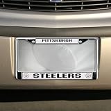 Pittsburgh Steelers Chrome License Plate Frame