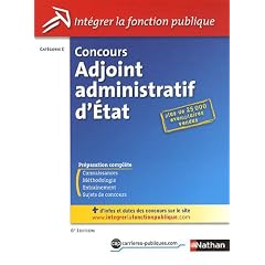 Concours Adjoint administratif d'Etat