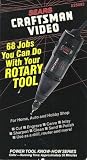 68 Jobs You Can Do with Your Rotary Tool; VHS Video from Sears Craftsman