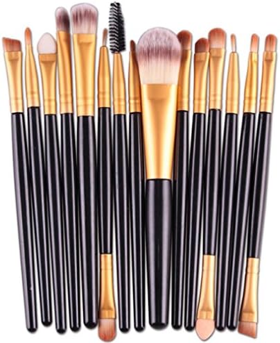 Cool7 15 pcs/Sets Eye Shadow Foundation Eyebrow Lip Brush Makeup Brushes Tool