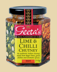 Geeta Chutney Lime & Chilli 320 g by Geeta