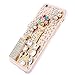 iPhone 6 Case,iPhone 6S Case,New Fashion Handmade Bling Crystal Pearl Rhinestone Diamond Transparent Hard Case Cover for Apple iPhone 6 6S 4.7-inch (Eiffel Tower No. 1 Perfume)