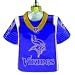 Minnesota Vikings Team Laser Jersey (Logo) Ornament