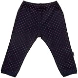 アンナニコラ フライス水玉柄 スパッツ 100cm ネイビー I-14812 日本製