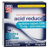 Rite Aid Acid Reducer,Ranitidine tablets USP, 75 mg. 160 ea