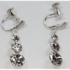 Jewels by premium-kristall� - Kristall Ohrringe mit Schraubverschluss - 925 Silber - Made with SWAROVSKI ELEMENTS