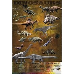 Empire 79909 Educational - Dinosaurs - Dinosaurier Plakat Poster - 61 x 91.5 cm