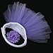 Jubileens Baby Infant Girls Photography Prop 2PCS Tutu Dress Headband Costume (Purple)