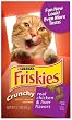 Friskies Cat Treats Crunchy Chicken, Liver & Turkey Flavors, 2.1-Ounce Pouches (Pack of 20)