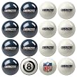 San Diego Chargers NFL Home vs. Away Billiard Balls Full Set (16 Ball Set) by Imperial International