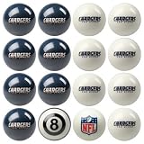 San Diego Chargers NFL Home vs. Away Billiard Balls Full Set (16 Ball Set) by Imperial International