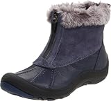 Clarks Women’s Centerline Waterproof Boot,Navy Suede/Navy Leather,8 M US