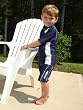 Sun Protection Swimsuit 2 pc- Nautical Navy UPF50+