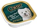 Cesar Canine Cuisine T-Bone Steak Flavor in Meaty Juices for Small Dogs, 3.5-Ounce Cans (Pack of 24)