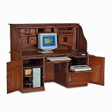 Haugen Home Computer Roll Top Desk