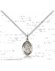 St. Colette Small Sterling Silver Medal
