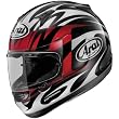 Arai Mask Signet/Q Street Bike Racing Motorcycle Helmet - Red