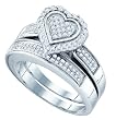0.39CTW DIAMOND MICRO PAVE BRIDAL RING Size 7