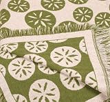 Avocado Sand Dollar Eco2Cotton Afghan Throw Blanket 50 x 60