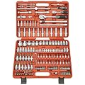 Famex 526-SD-20 Mechaniker Steckschl�sselsatz mit Feinzahnknarren, 12,5mm (1/2-Zoll)- und 6,3mm (1/4-Zoll)-Antrieb, 4-32mm, 173-teilig