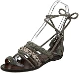 Bacio61 Women's Leini Flat Sandal,Jungle Multi,6.5 M US