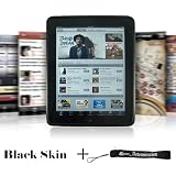 iPad Silicone Skin Brand New Black fits snuggly + Includes a 4-inch eBigValue (TM) Determination Hand Strap