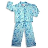 Cindy Jordan - Toddler Girls Long Sleeve Coat Style Pajamas, Blue