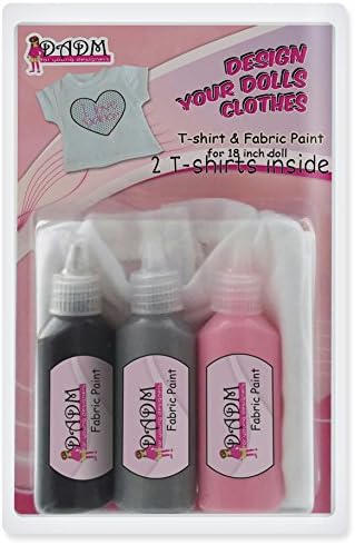 Blank Doll T-shirt &amp; Fabric Paint, for 18 Inch Doll (2_ T-shirts)