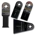 KENT 4 Mixed Oscillating E-Cut Saw Blades, For Soft: Wood, Metal, Plastics, Fits Fein Multimaster, FMM250Q, Bosch, Chicago, Secco, Milwaukee