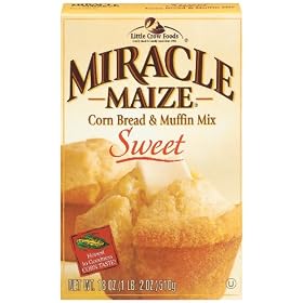 Miracle Maize Corn Bread and Muffin Mix, Sweet, 18 oz (Pack of 12)