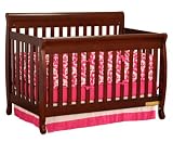 51LevrBq3TL. SL160  Athena Alice Convertible Crib   Cherry (Cherry) (55W x 42H x 34D)