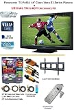 Brand New Panasonic TC-P462 46 1080p S2 Series Plasma HDTV With "Ultimate Viera HDTV Accessory Kit" Includes Slim Low profile Wall Mount + (2) 6FT Hdmi 1.3B Cables, 6FT Audio Interconnect Cable Screen Cleaner