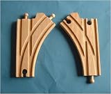 Toys : 2 x Curved Points Track Accessory