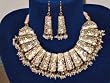 Indian Jewelry-new Indian Lakh Necklace Jewelry Earrings Bellydance -3pc Set (Brand New) Free Shipping