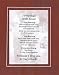 Touching and Heartfelt Poem for Loving Partners - To My Wife With Love Poem on 11 x 14 inches Double Beveled Matting