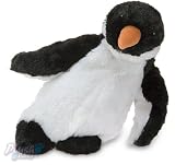 Tudor Photo Cozy Plush Penguin Microwaveable Warmer, Black/ White