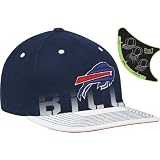 Reebok Buffalo Bills Sideline Player Pro Shape Flat Brim Flex Hat Large/X Large