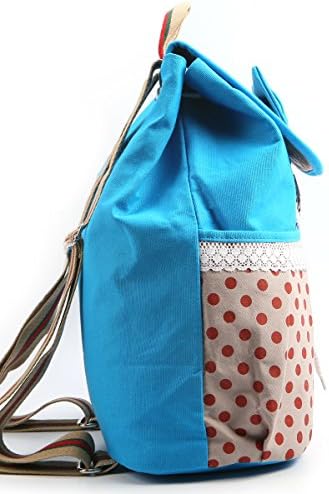 Generic Women Outdoor Bow Backpack Blue
