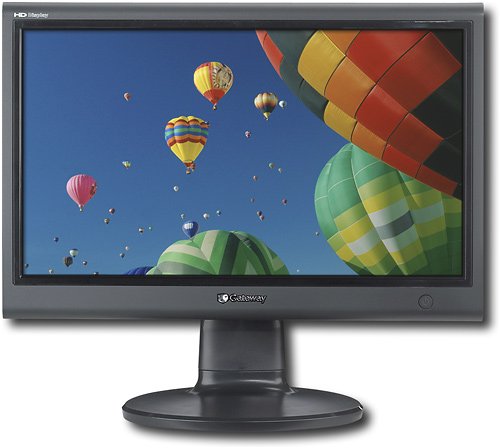 Electronics: Gateway   17 inch Widescreen LCD Monitor Black   Model# FPD1775W