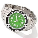 Croton Mens Aquamatic 30 ATM Large Steel Date Diver's Watch CA301209SSGR