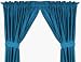 Carolina Panthers 63L x 82W Coordinating Jersey Mesh Tie Back Drape for the Locker Room or Sideli