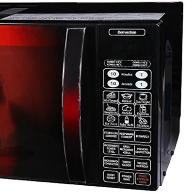 IFB 23BC4 23-Litre Convection Microwave Oven (Black/Floral Design)