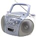 Soundmaster SCD 5401 Tragbarer Radio-Rekorder (CD-Player, UKW-/MW-Tuner, Kassettenrekorder) blau
