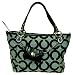NEW AUTHENTIC COACH OP ART CHARM CONVERTIBLE SHOULDER TOTE HANDBAG 14841
