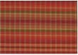 Durable Hand Woven 100% Cotton Plaid Striped Table Mat 12x18 Inches Set / 6