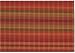 Durable Hand Woven 100% Cotton Plaid Striped Table Mat 12x18 Inches Set / 6