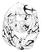 Peach Couture All season Infinity Loop Scarves Bold Anchor Print White