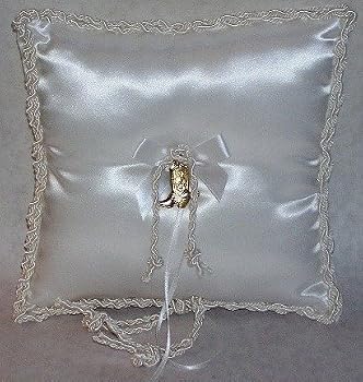 Gold Boot Ring Pillow